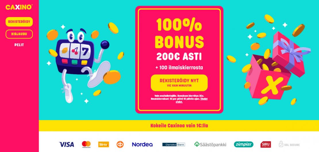 Casino bonus 1e talletuksella