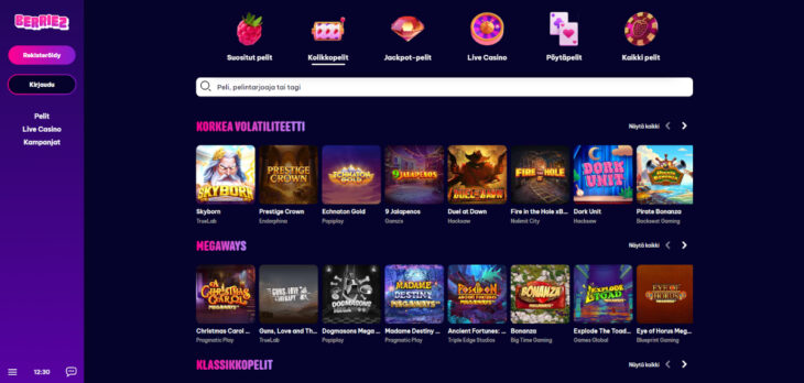 berriez pelivalikoima