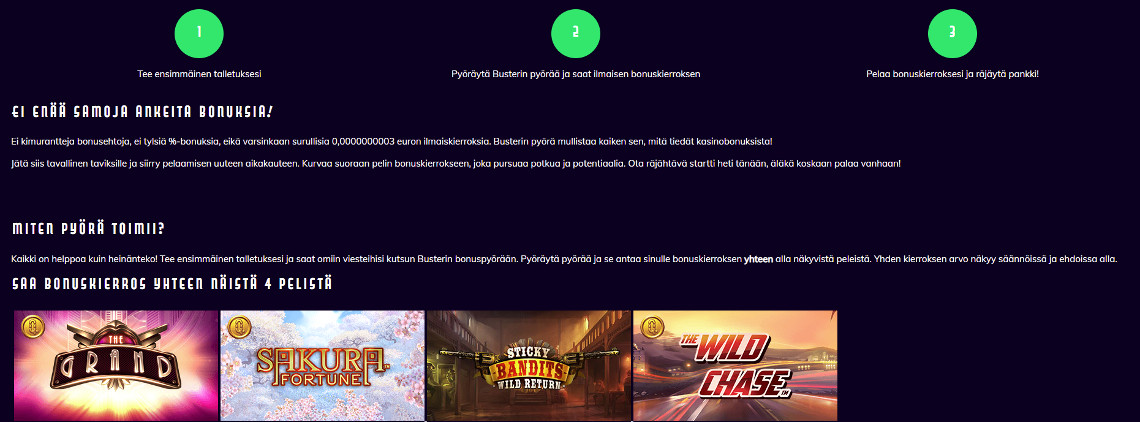 buster banks bonus