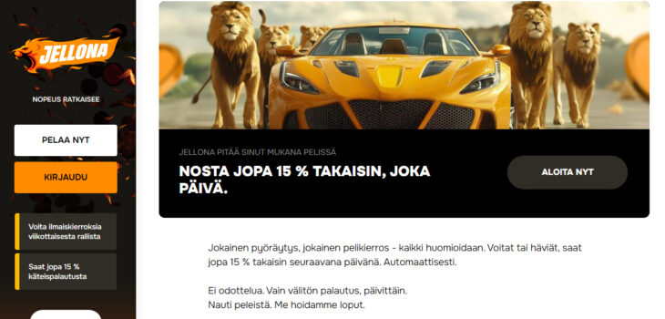 jellona bonus cashback