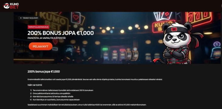 kumobet bonus