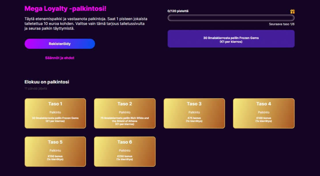 megarush mega loyalty