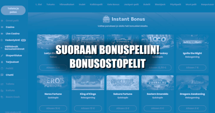 ostobonuspelit