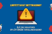 Turvallinen nettikasino 2025 – Luotettavat nettikasinot vertailussa