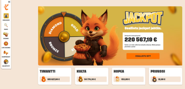 tykitys casino jackpot